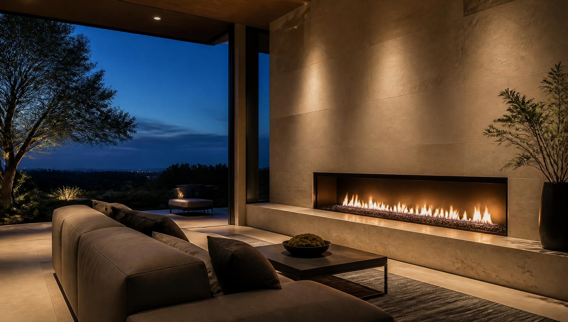 Linear fire wall