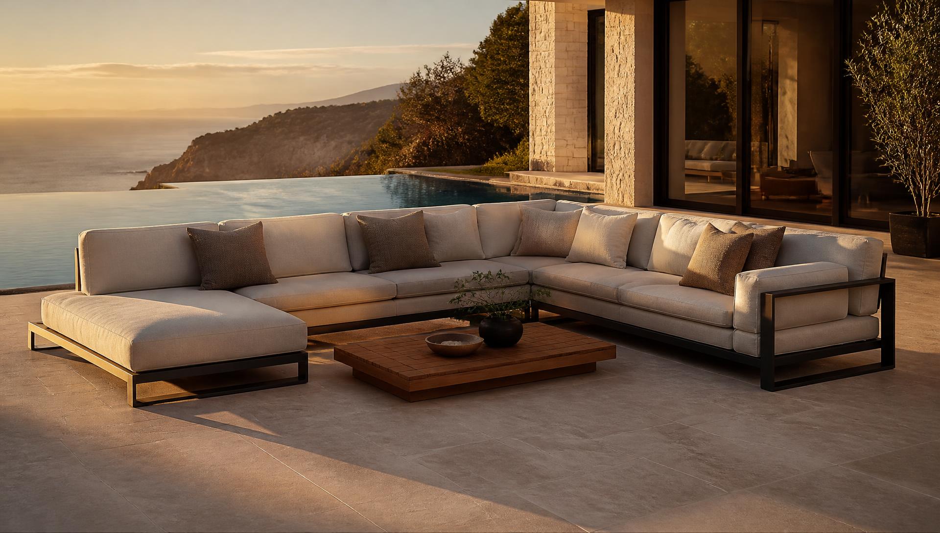 Lounge & Seating — Deep seats, honest materials, and frames that outlive the house.