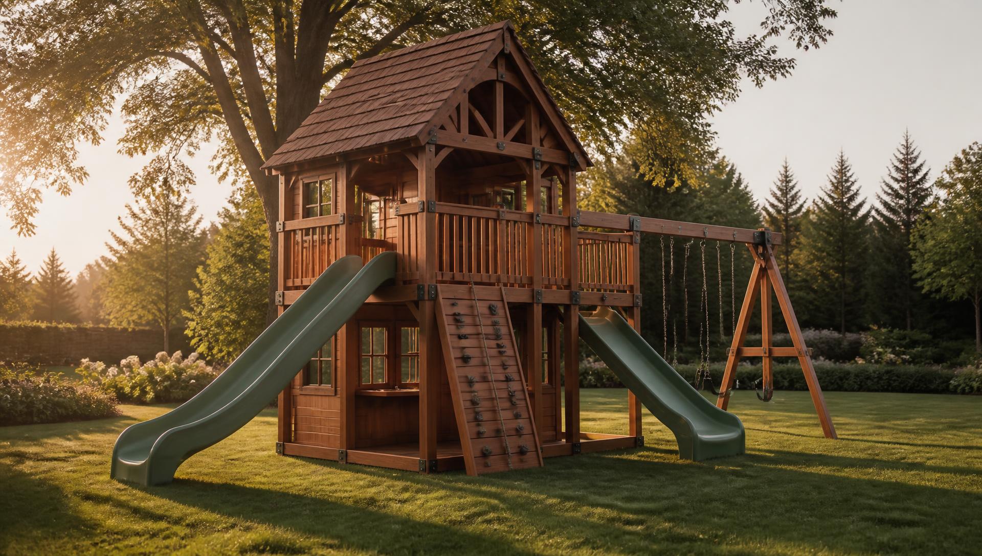 Play — Playsets, goals and trampolines built to be outgrown, slowly.